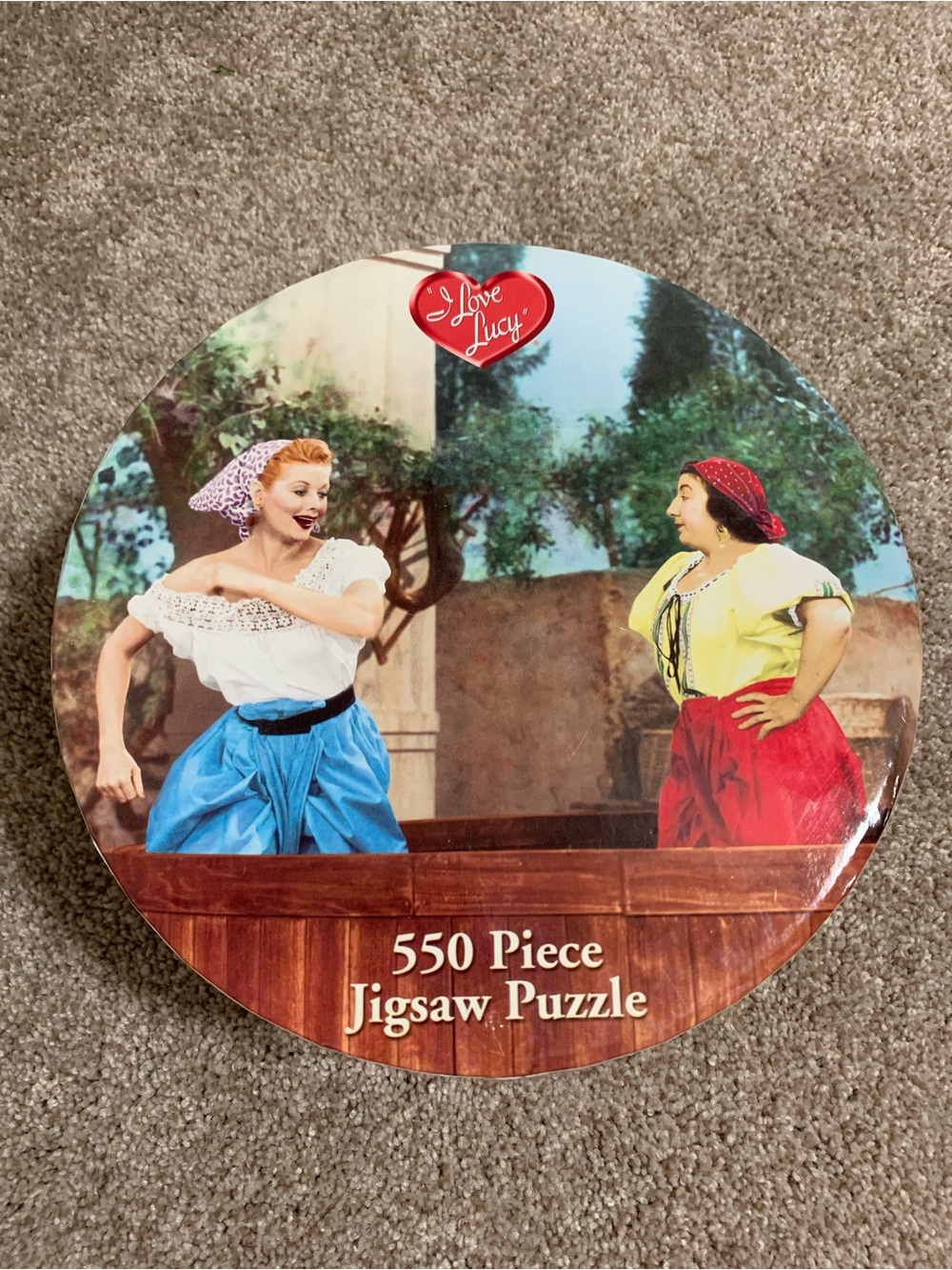 I LOVE LUCY 550 Pc Jigsaw Puzzle Lucy's Italian Movie #150 4/16/56 Complete